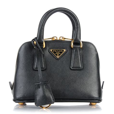 mini promenade prada|PRADA Saffiano Lux Mini Promenade Tote Black .